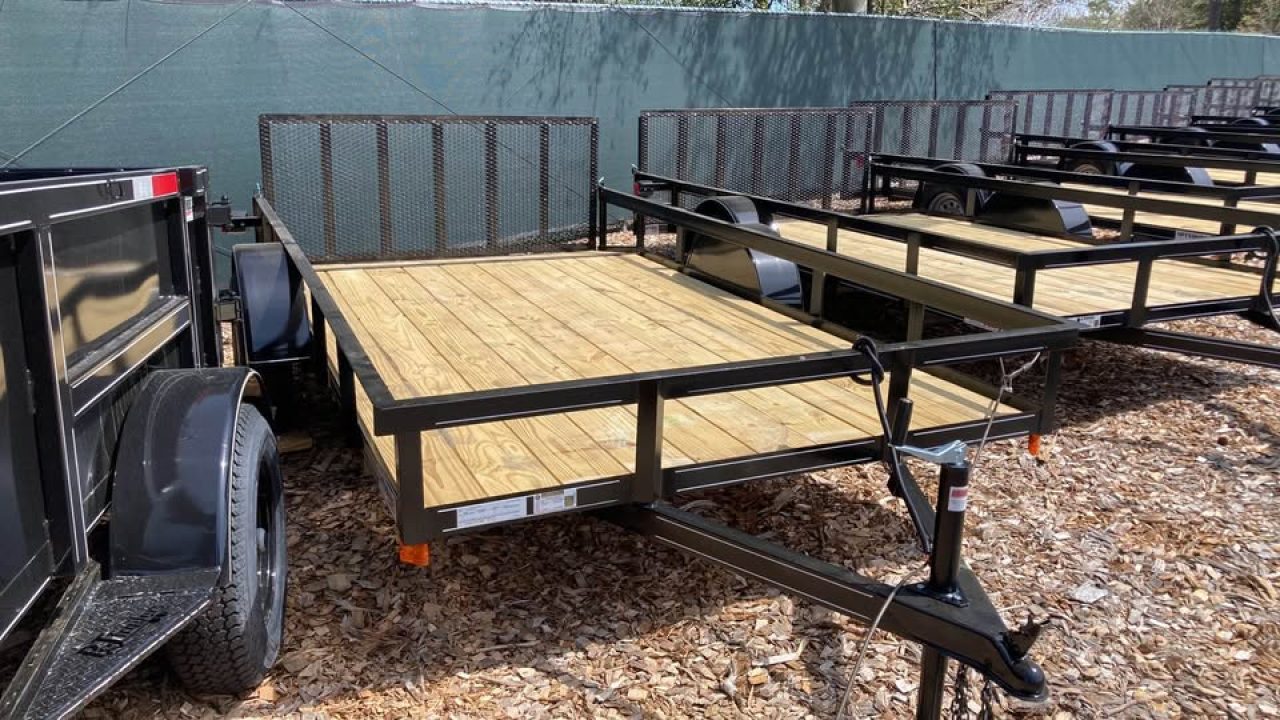 New 2026 P & T Trailers 6.5x12 Utility Trailer