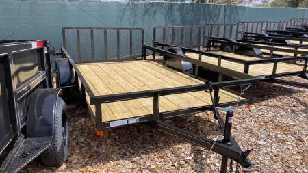 New 2026 P & T Trailers 6.5x12 Utility Trailer