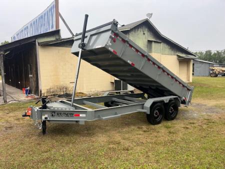 New 2026 Southern Utility 7 X 16 X 2 16K TELESCOPIC DUMP TRAILER
