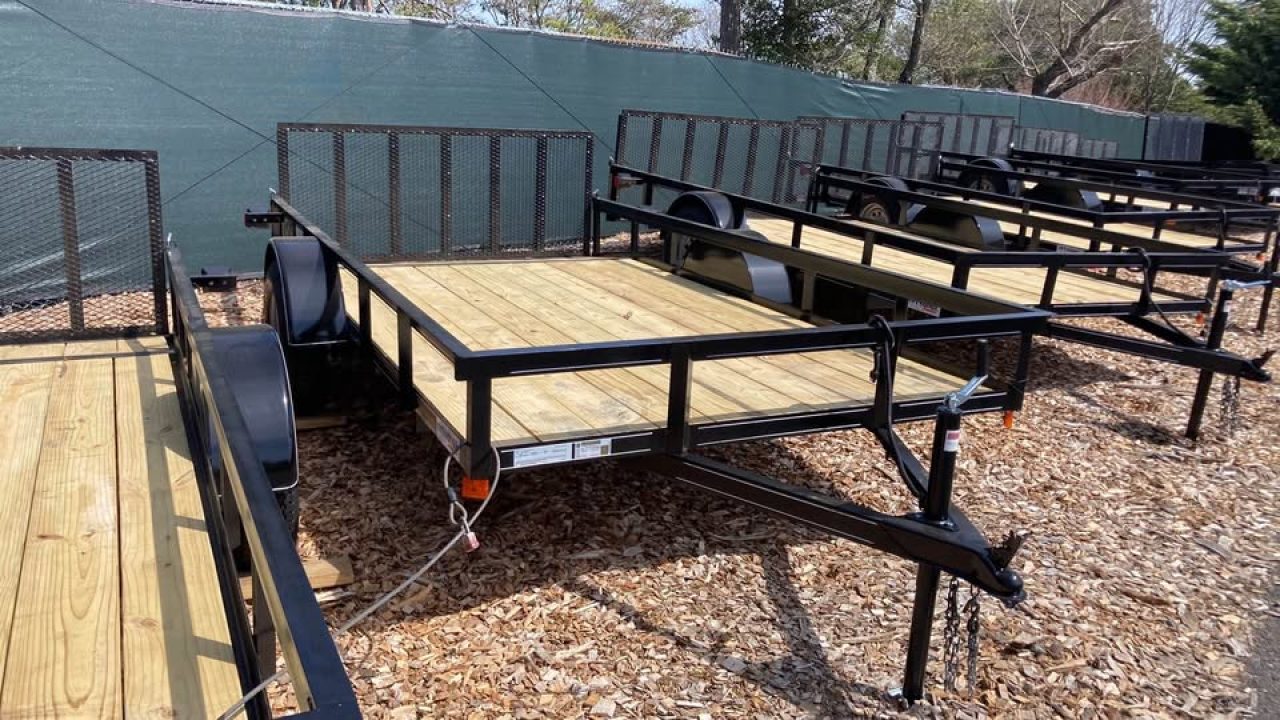 New 2026 P & T Trailers 6.5x12 Utility Trailer