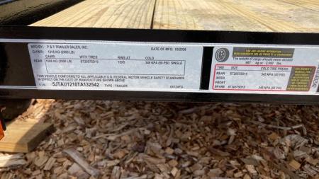 New 2026 P & T Trailers 6.5x12 Utility Trailer