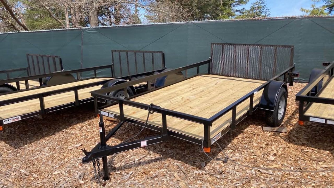 New 2026 P & T Trailers 6.5x12 Utility Trailer
