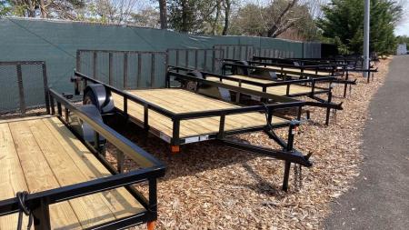 New 2026 P & T Trailers 6.5x12 Utility Trailer