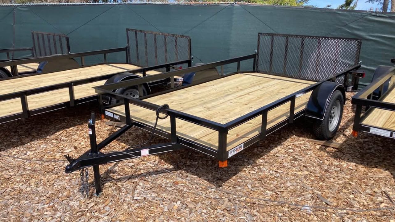 New 2026 P & T Trailers 6.5x12 Utility Trailer