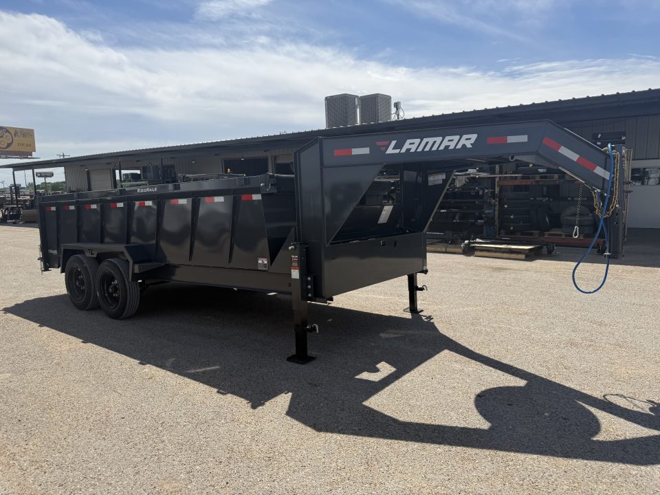 New 2026 Lamar Trailers 83X16 16K GN TELE Dump Trailer