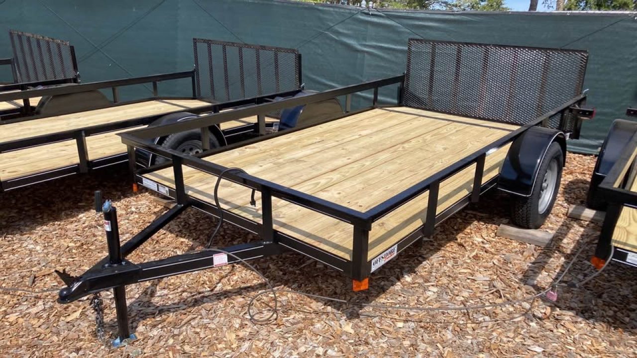 New 2026 P & T Trailers 6.5x12 Utility Trailer