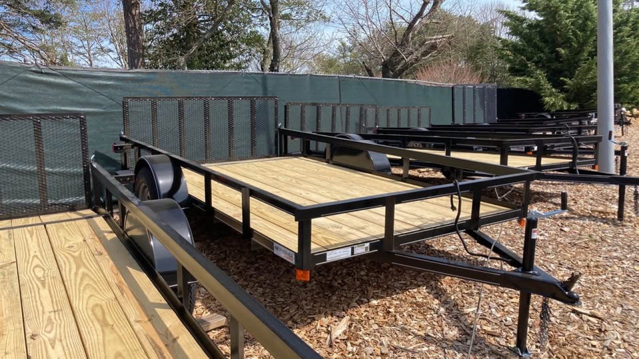 New 2026 P & T Trailers 6.5x12 Utility Trailer