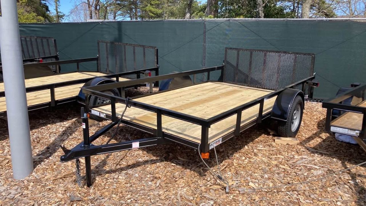 New 2026 P & T Trailers 6.5x12 Utility Trailer