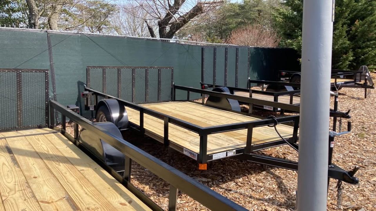 New 2026 P & T Trailers 6.5x12 Utility Trailer