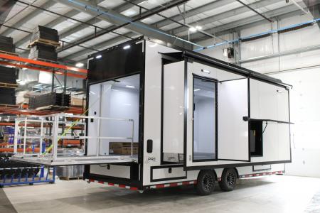 New Enclosed 24' Golf Simulator Trailer - Slideouts, Gen, Minisplit HVAC