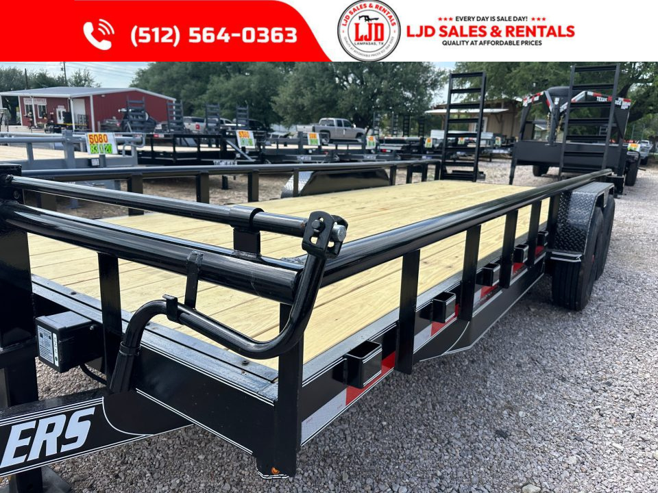 New 2026 A&V - 83" X 20' - Equipment Trailer - 16k GVWR - 14 Ply Tires