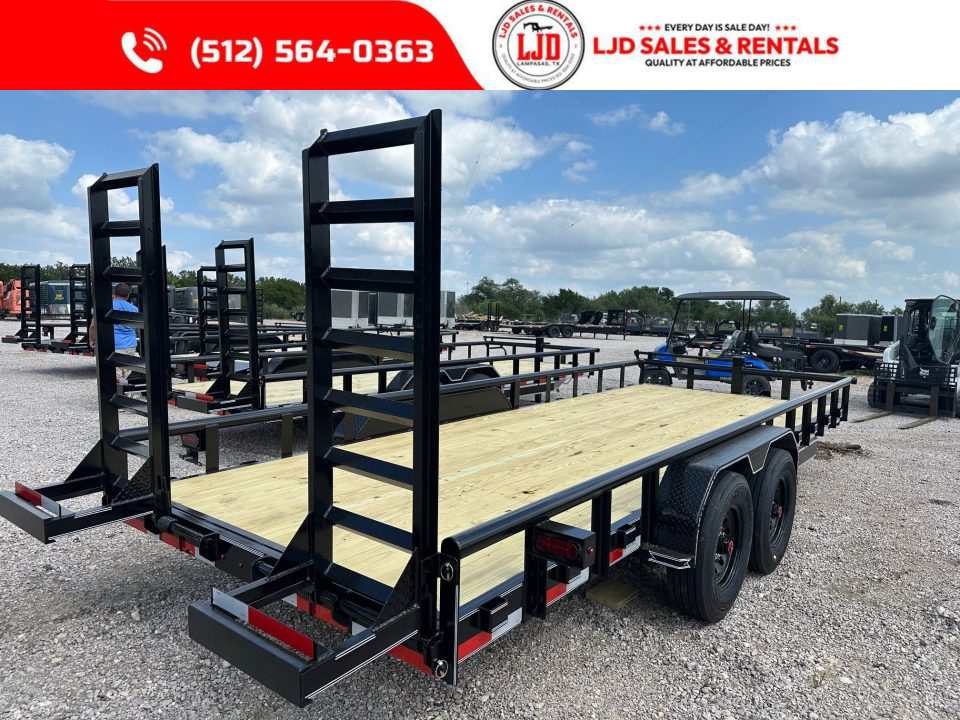 New 2026 A&V - 83" X 20' - Equipment Trailer - 16k GVWR - 14 Ply Tires