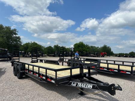 New 2026 A&V - 83  X 22' - HD Pipetop Equipment Trailer