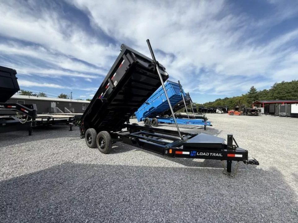 New 2026 LOAD TRAIL 7X14 (2FT WALL) DUMP TRAILER (14K GVWR)