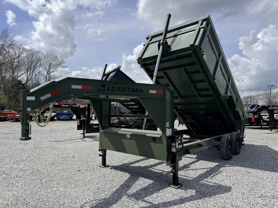 New 2026 LOAD TRAIL 7X16 GOOSENECK (4FT WALL) DUMP TRAILER (14K GVWR)