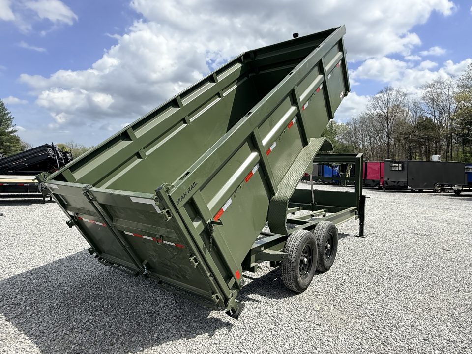 New 2026 LOAD TRAIL 7X16 GOOSENECK (4FT WALL) DUMP TRAILER (14K GVWR)