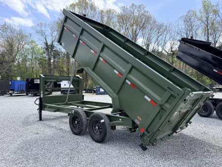 New 2026 LOAD TRAIL 7X16 GOOSENECK (4FT WALL) DUMP TRAILER (14K GVWR)