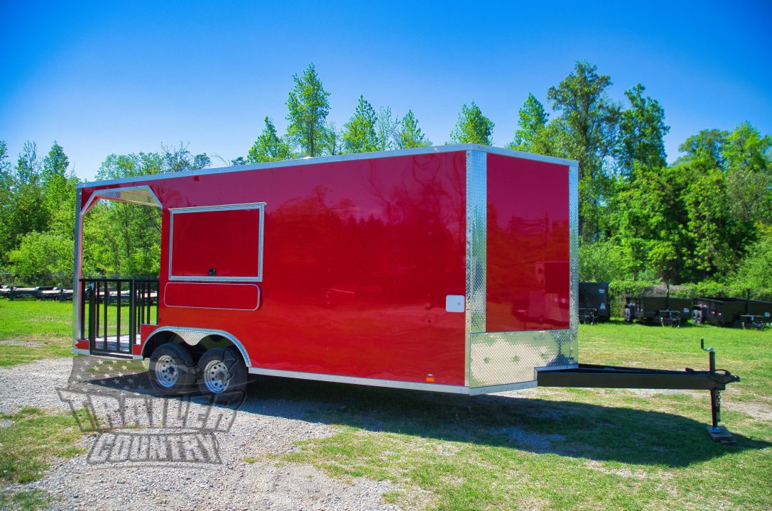 New 2026 Elite Cargo Trailers 8.5x20 BBQ PORCH CONCESSION TRAILER