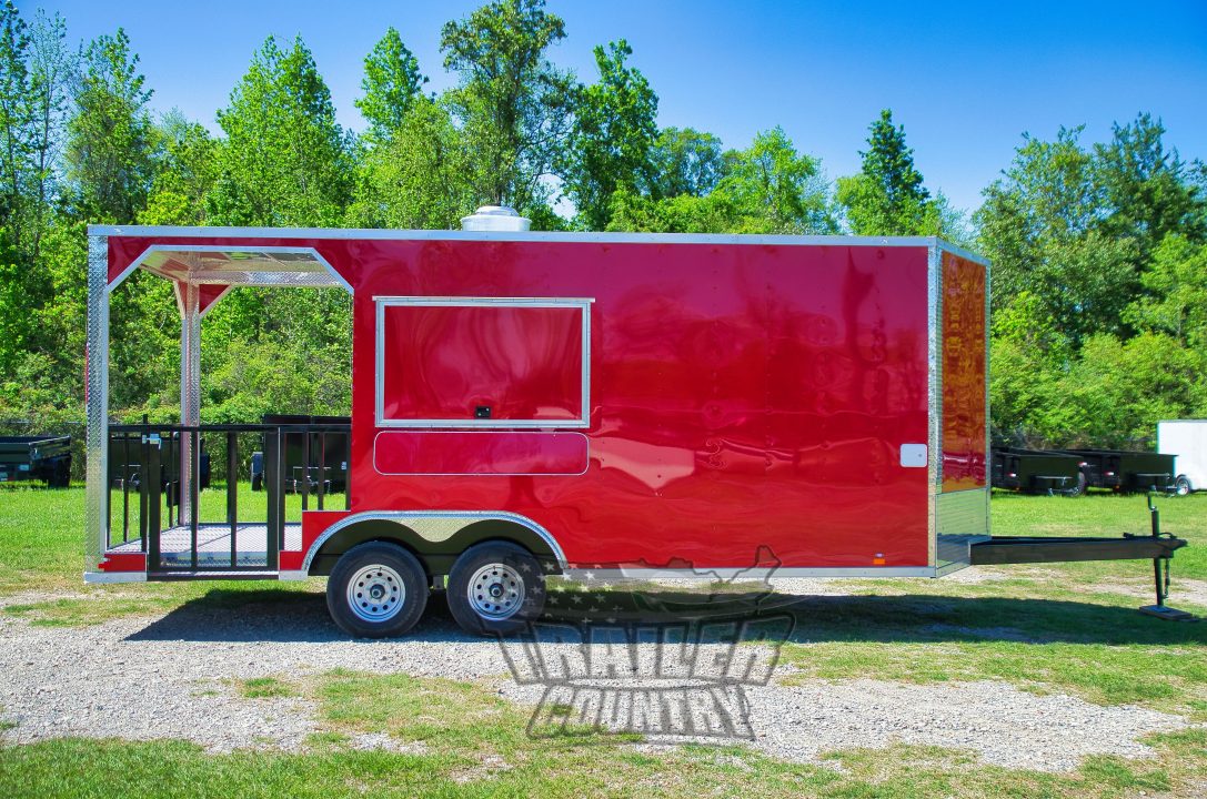 New 2026 Elite Cargo Trailers 8.5x20 BBQ PORCH CONCESSION TRAILER