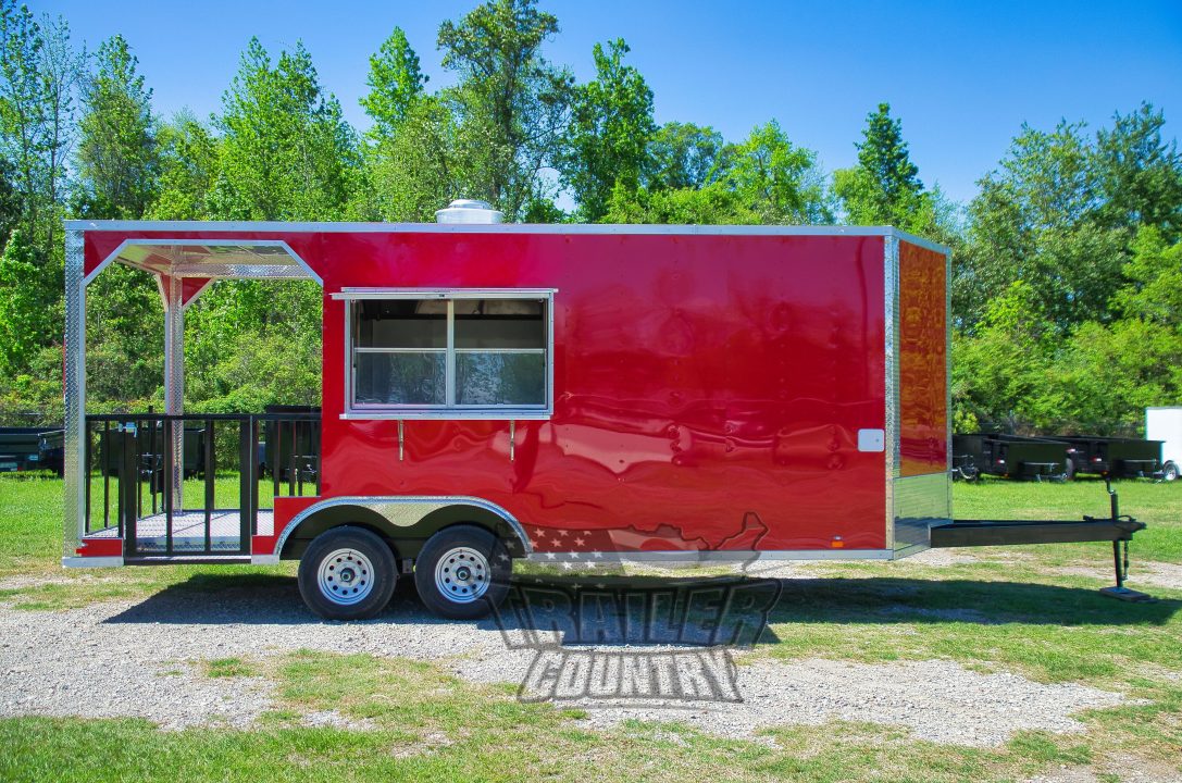 New 2026 Elite Cargo Trailers 8.5x20 BBQ PORCH CONCESSION TRAILER