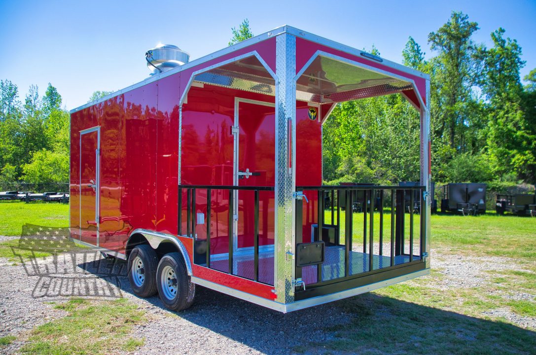 New 2026 Elite Cargo Trailers 8.5x20 BBQ PORCH CONCESSION TRAILER