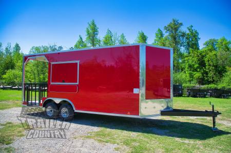 New 2026 Elite Cargo Trailers 8.5x20 BBQ PORCH CONCESSION TRAILER