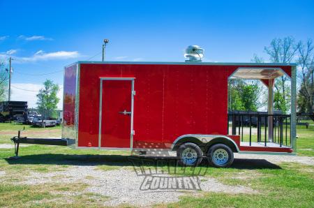 New 2026 Elite Cargo Trailers 8.5x20 BBQ PORCH CONCESSION TRAILER