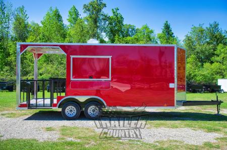 New 2026 Elite Cargo Trailers 8.5x20 BBQ PORCH CONCESSION TRAILER