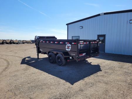 New 2026 Buckshot 83"x14' Gooseneck Dump Trailer W/3' Sides