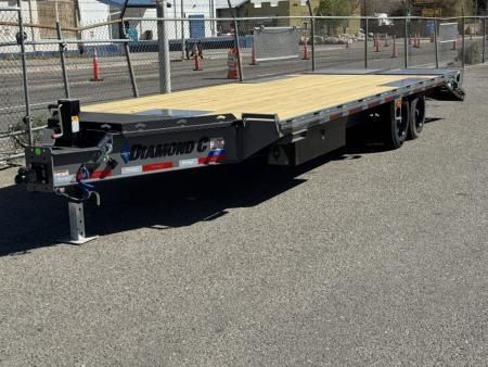 New 2026 Diamond C DEC 24' Max Ramps - 18K Deckover Equipment Trailer
