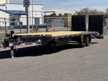 New 2026 Diamond C DEC 24' Max Ramps - 18K Deckover Equipment Trailer