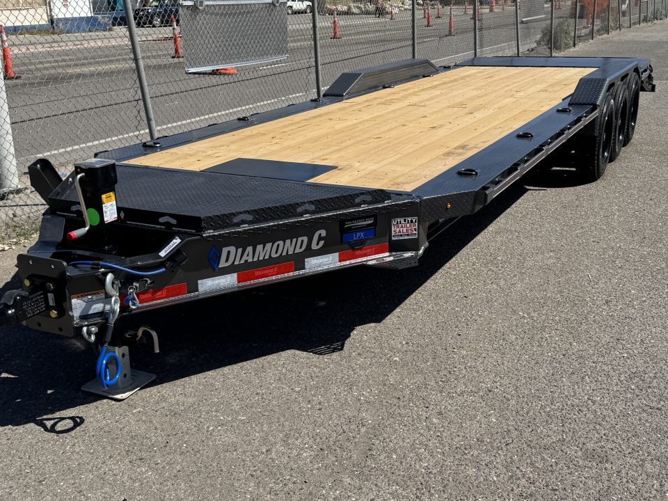 New 2026 Diamond C LPX 26' X-Ramp - 24K Equipment Trailer
