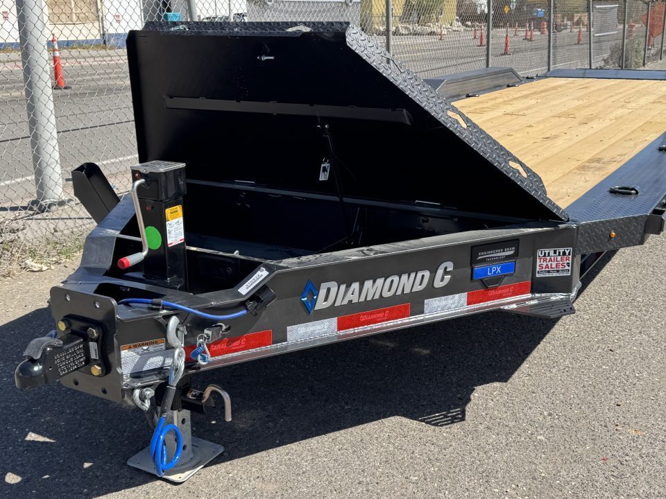 New 2026 Diamond C LPX 26' X-Ramp - 24K Equipment Trailer