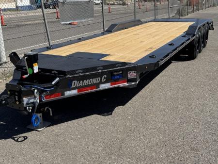 New 2026 Diamond C LPX 26' X-Ramp - 24K Equipment Trailer