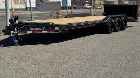 New 2026 Diamond C LPX 26' X-Ramp - 24K Equipment Trailer