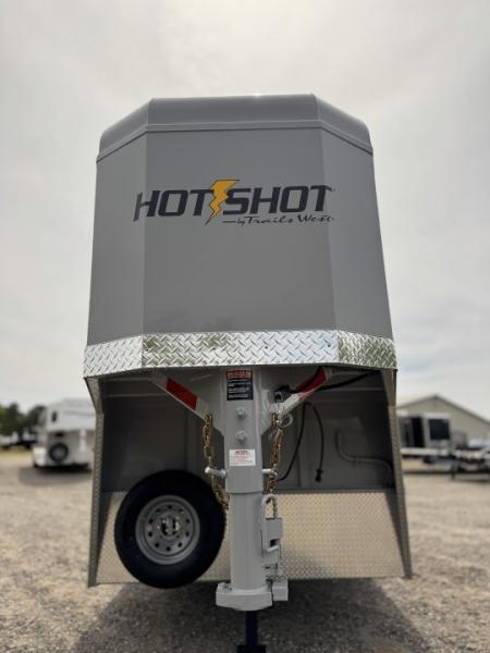 New 2027 Trails West Hotshot 20' Gooseneck Livestock Stock / Stock Combo Trailer