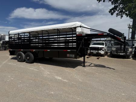 New 2026 WW ROUSTABOUT 20X6.8 Stock / Stock Combo Trailer