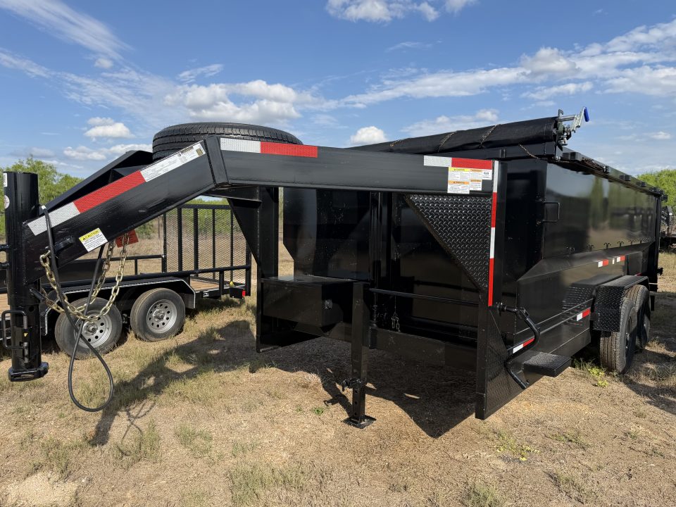New 2026 Texas Pride Trailers 7x16ft Gooseneck Dump Trailer