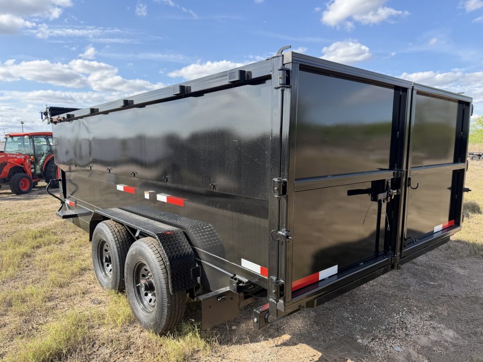 New 2026 Texas Pride Trailers 7x16ft Gooseneck Dump Trailer 16k
