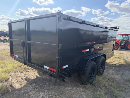 New 2026 Texas Pride Trailers 7x16ft Gooseneck Dump Trailer 16k