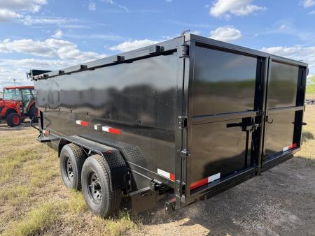 New 2026 Texas Pride Trailers 7x16ft Gooseneck Dump Trailer 16k