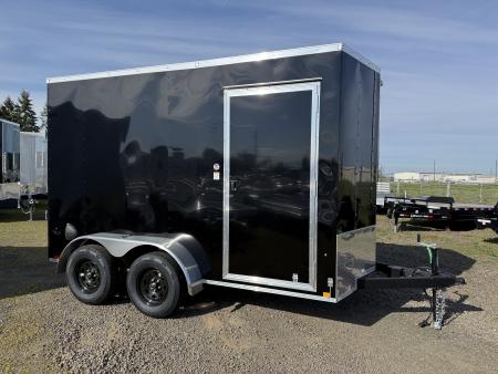 New 2026 Compass 6x12 Indigo DLX Flat Top V-Nose Cargo / Enclosed Trailer