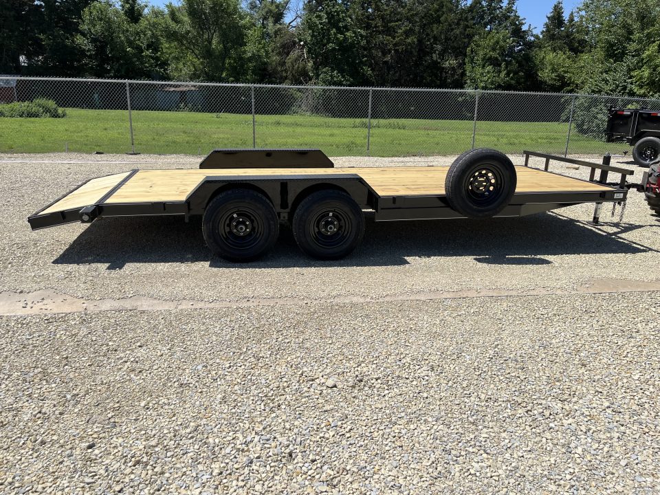 New 2026 Precision Trailers 83"x20' (18+2) Dovetail Car Trailer 10K