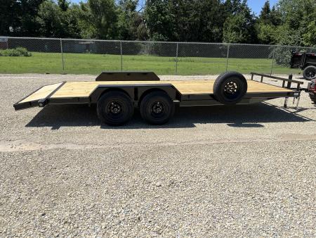 New 2026 Precision Trailers 83"x20' (18+2) Dovetail Car Trailer 10K