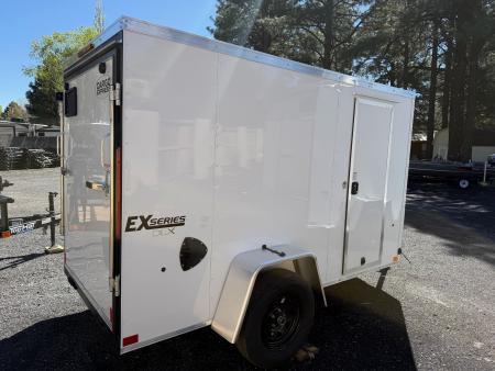 New 2026 Top Hat Trailers 5X10 ST DLX Ramp Cargo / Enclosed Trailer with Side Door