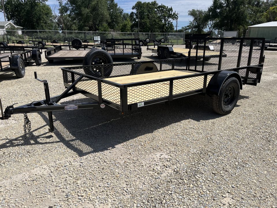 New 2026 Precision Trailers 77"x12 Dovetail Utility Trailer