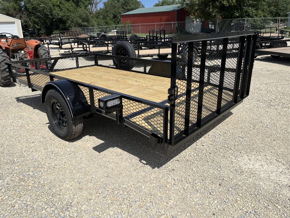 New 2026 Precision Trailers 77"x12 Dovetail Utility Trailer