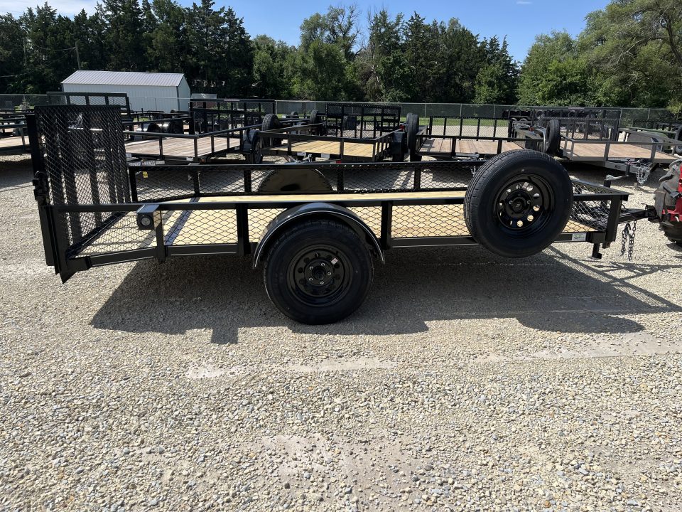 New 2026 Precision Trailers 77"x12 Dovetail Utility Trailer