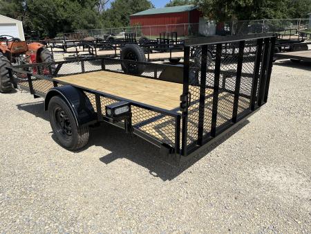 New 2026 Precision Trailers 77"x12 Dovetail Utility Trailer
