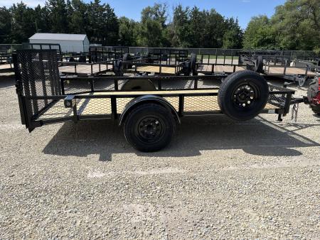 New 2026 Precision Trailers 77"x12 Dovetail Utility Trailer